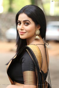 Poorna in Black Saree