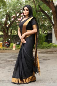 Poorna in Black Saree