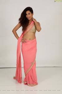 Kanika Khanna Pink Saree