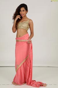 Kanika Khanna Pink Saree