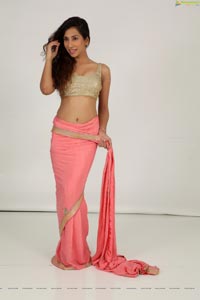 Kanika Khanna Pink Saree