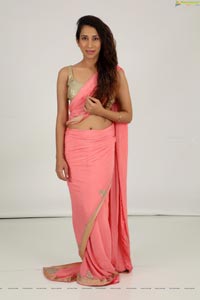 Kanika Khanna Pink Saree