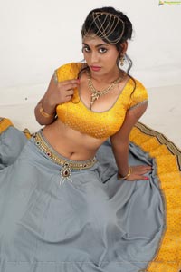 Priyanka Augustin Half Saree