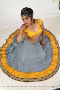 Priyanka Augustin Half Saree