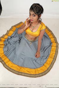 Priyanka Augustin Half Saree