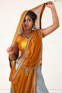 Priyanka Augustin Half Saree