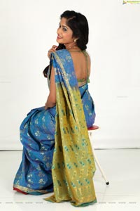 Sowmya Venugopal in Saree