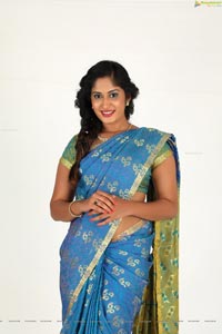 Sowmya Venugopal in Saree