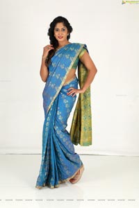 Sowmya Venugopal in Saree