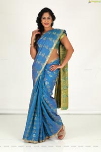 Sowmya Venugopal in Saree