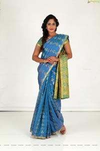 Sowmya Venugopal in Saree