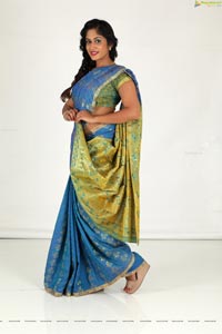 Sowmya Venugopal in Saree