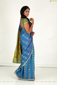 Sowmya Venugopal in Saree