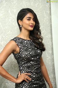 pooja-hegde-black-slip-dress