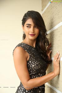 pooja-hegde-black-slip-dress