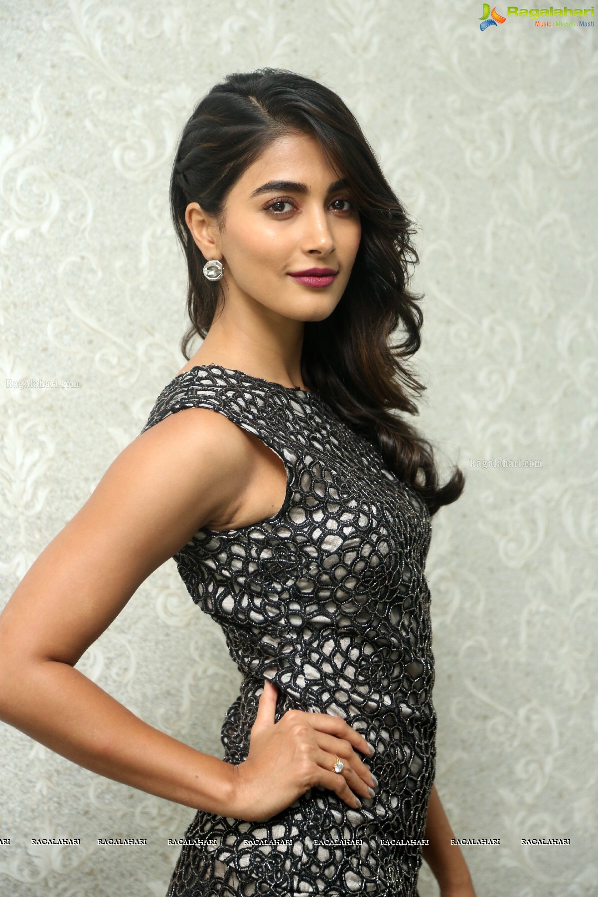 Pooja Hegde in Black Dress, Photo Gallery