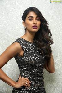 pooja-hegde-black-slip-dress