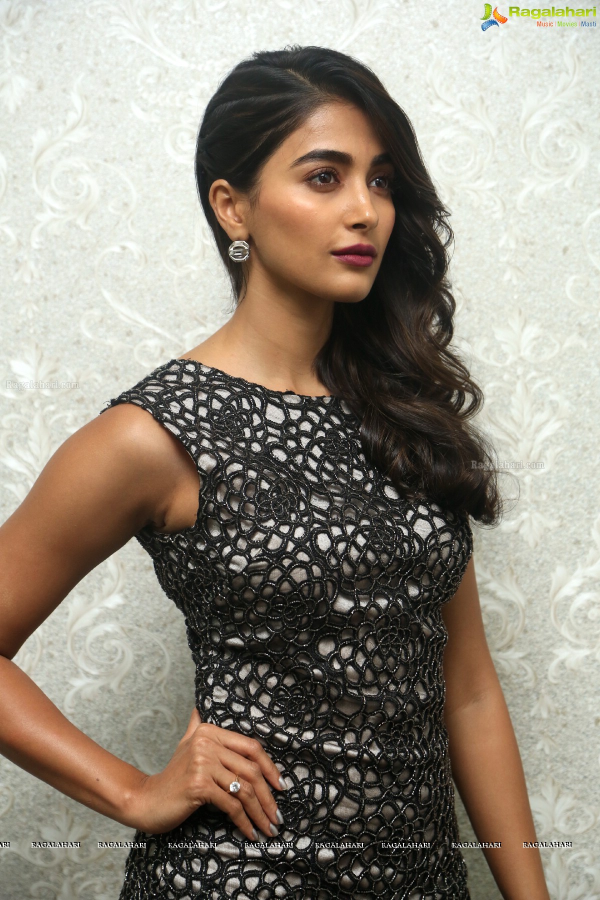 Pooja Hegde in Black Dress, Photo Gallery
