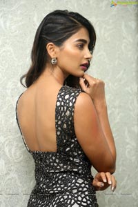 pooja-hegde-black-slip-dress