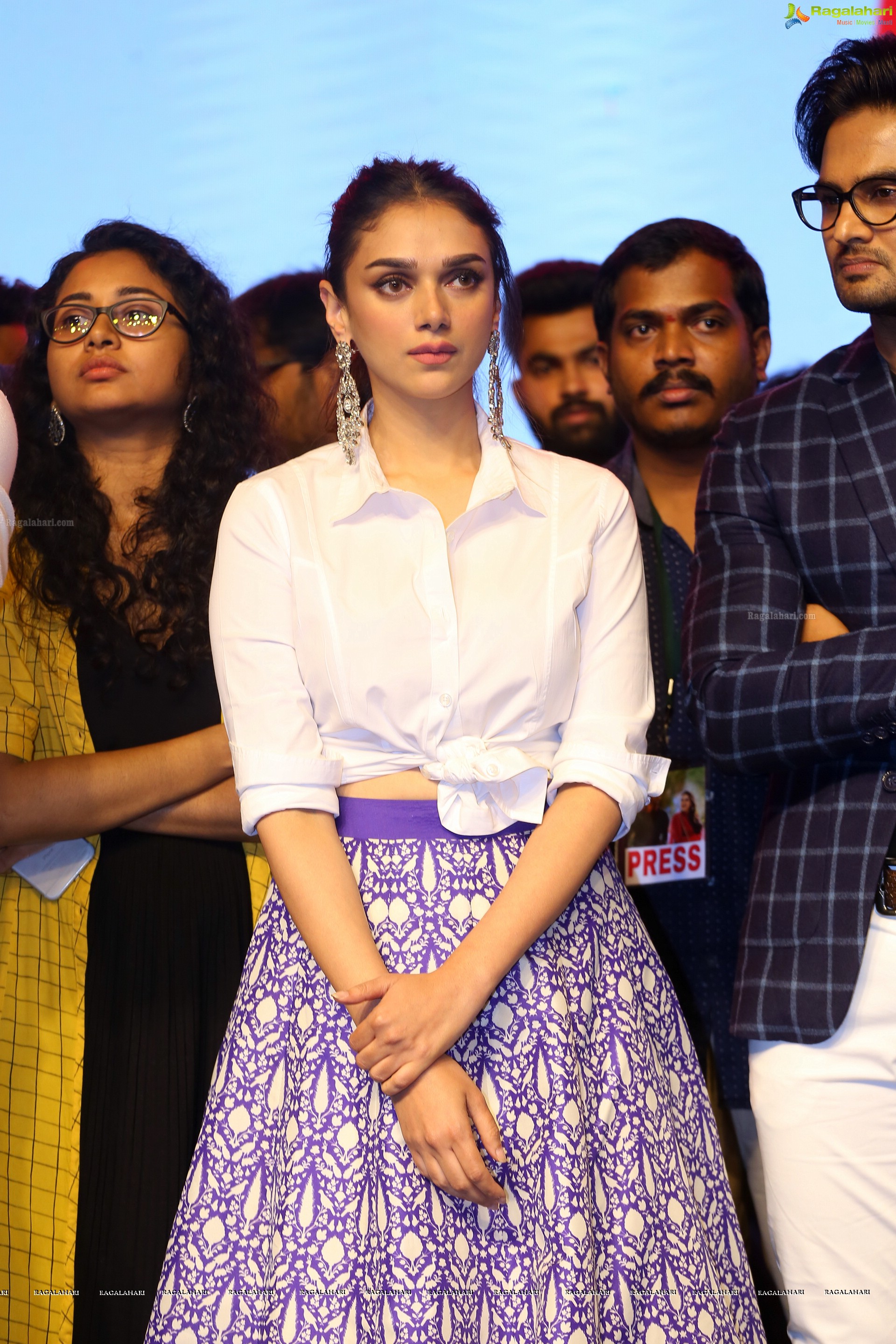 Aditi Rao Hydari at Sammohanam Pre-Release Event (High Defintion)