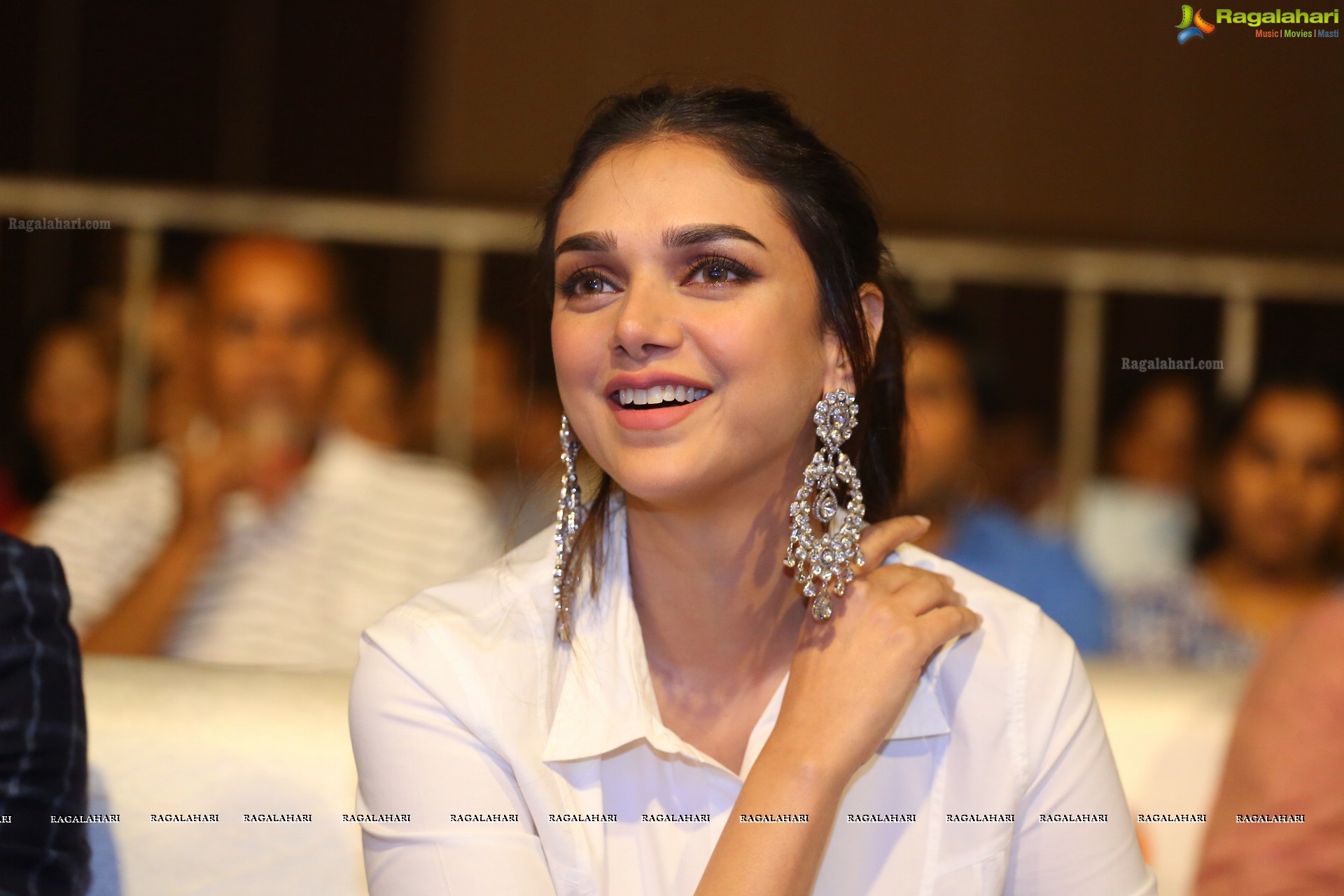 Aditi Rao Hydari at Sammohanam Pre-Release Event (High Defintion)