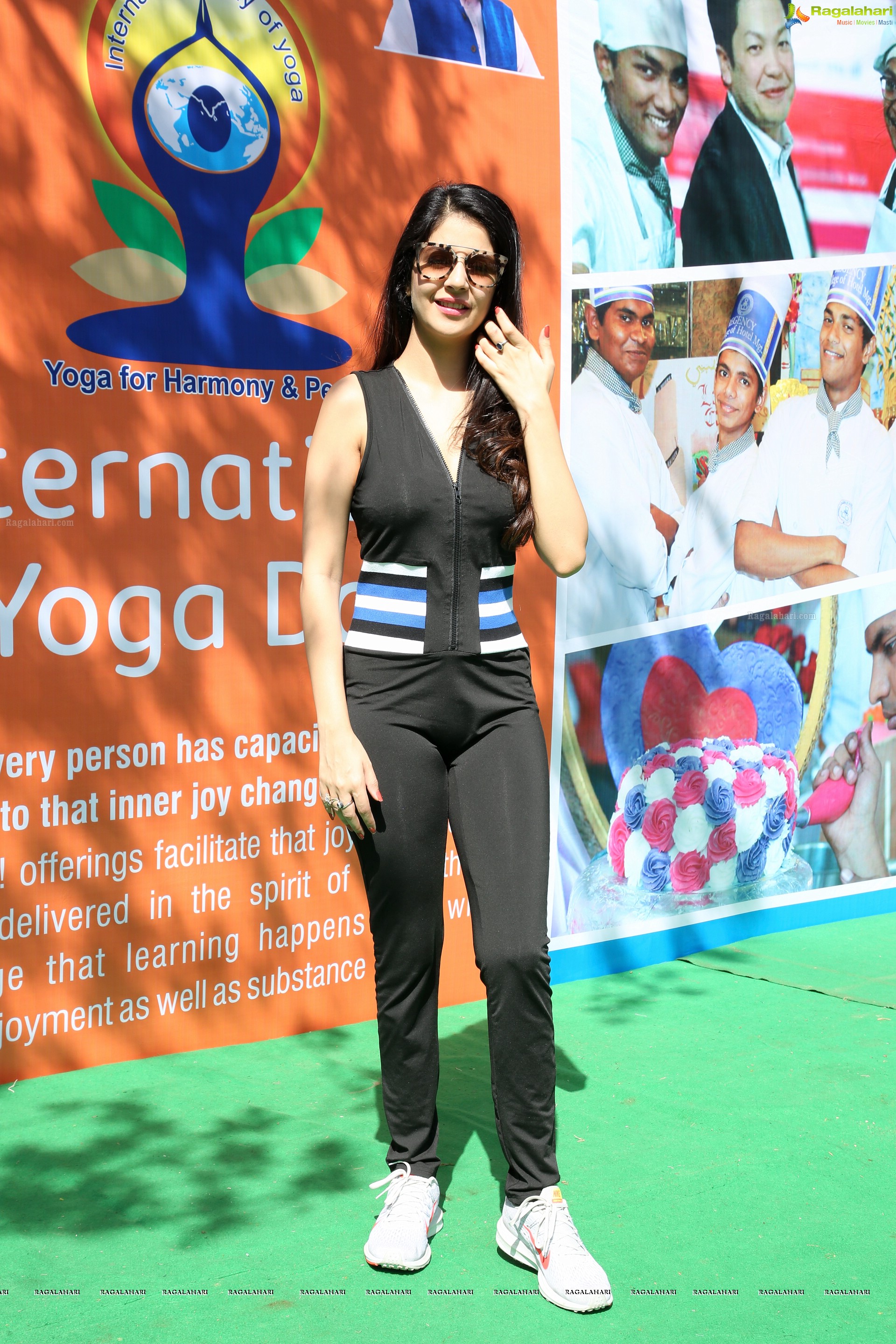 Kashish Vohra @ International Yoga Day Celebrations - HD Gallery
