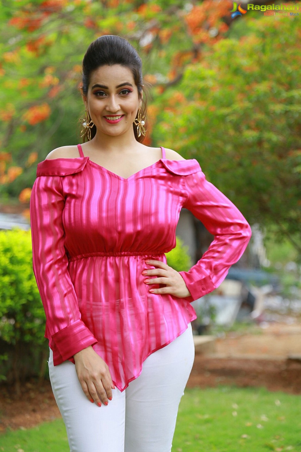 Manjusha @ First Rank Raju Press Meet