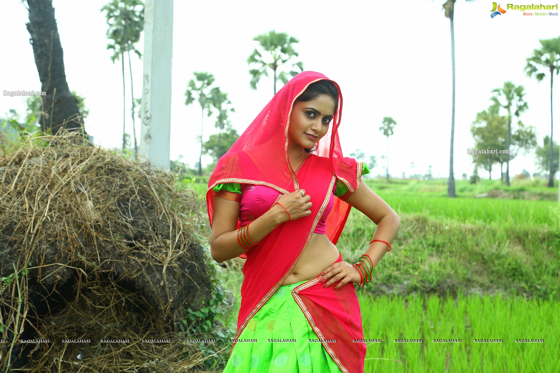 Pragya Nayan as Village Belle - Pretty in Langa Voni, HD Gallery