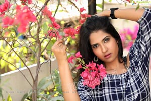 Simar Singh Posing on Motorcycle