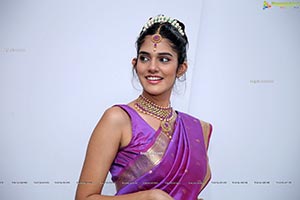 Kritya Sudha Karda in Purple Silk Saree