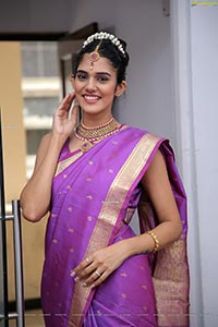 Kritya Sudha Karda in Purple Silk Saree