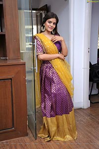 Kusumm in Purple Designer Lehenga