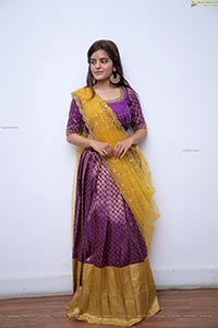 Kusumm in Purple Designer Lehenga