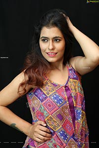 Chanchal Sharma in Ethnic Pattern Print Top and Jeans