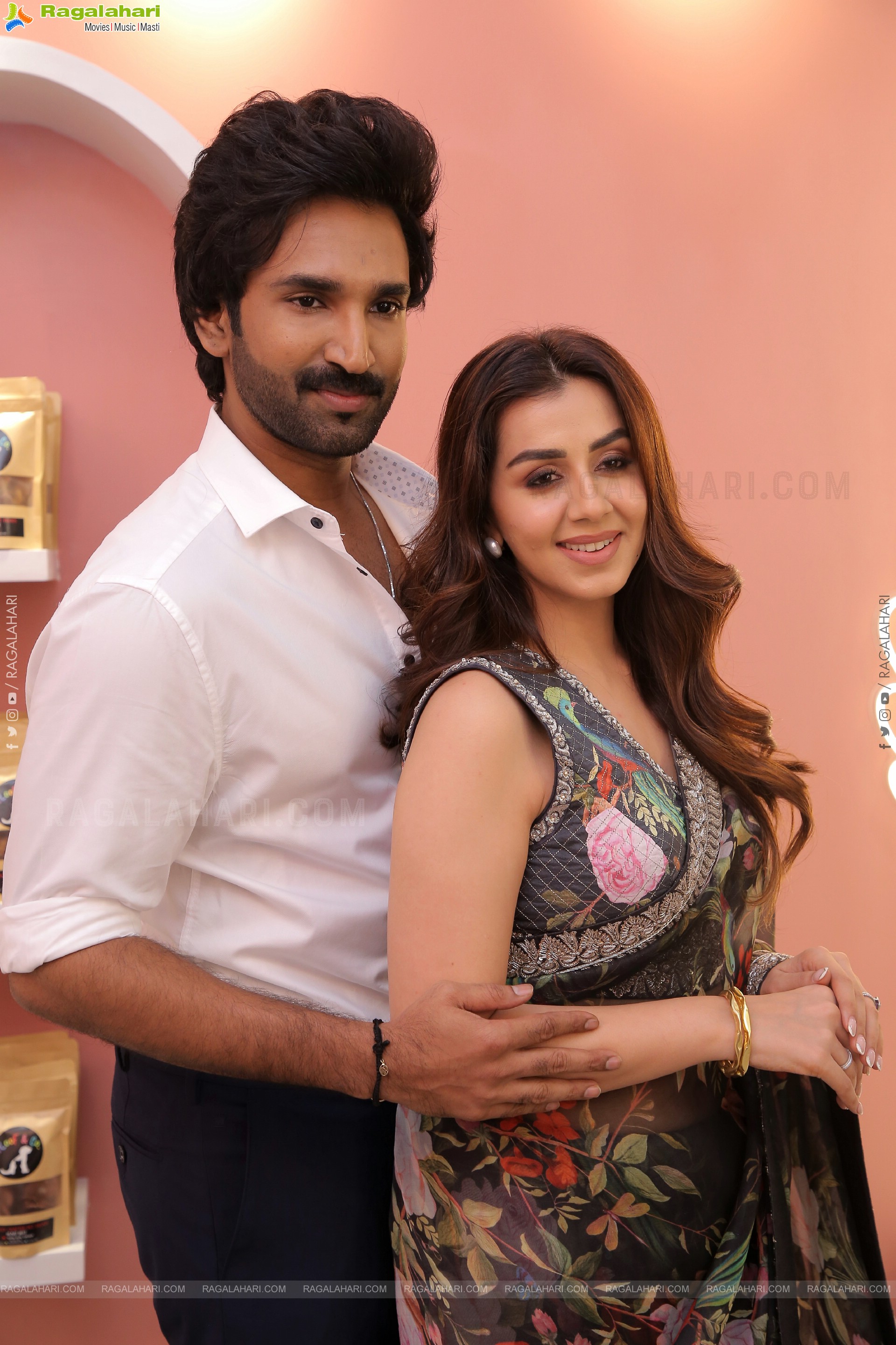 Aadhi Pinisetty & Nikki Galrani at Floof & Co's First Pet Store Launch