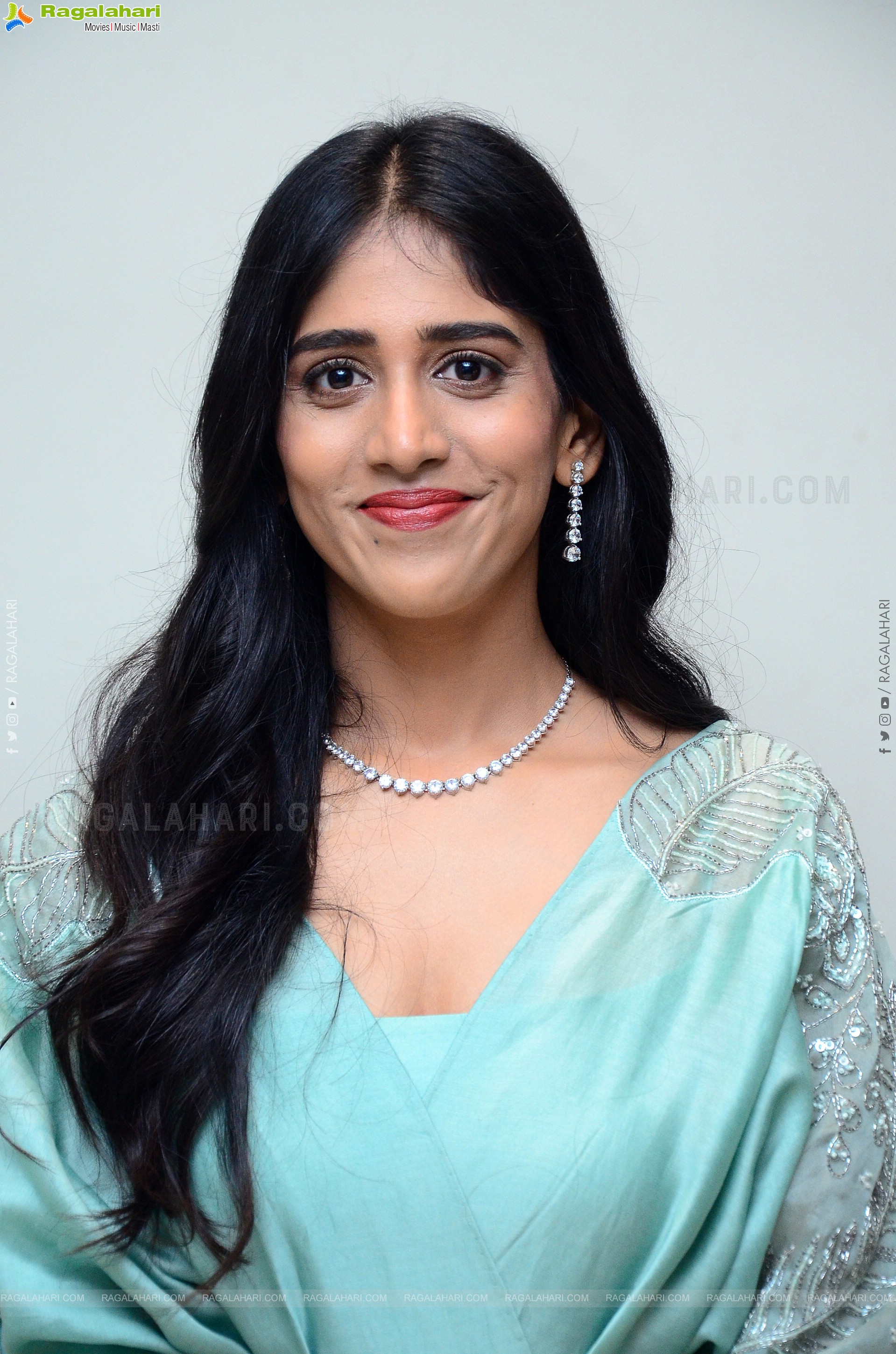 Chandini Chowdary at Sammathame Movie Trailer Launch, HD Stills