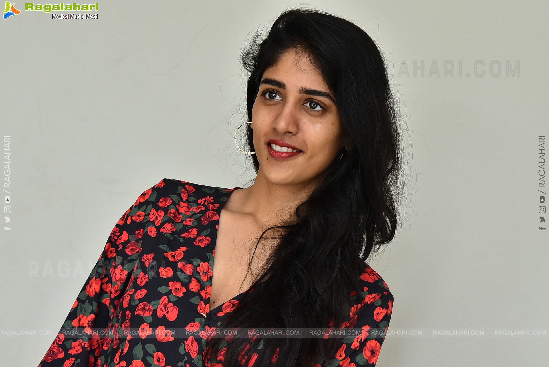 Chandini Chowdary at Sammathame Movie Success Meet, HD Stills