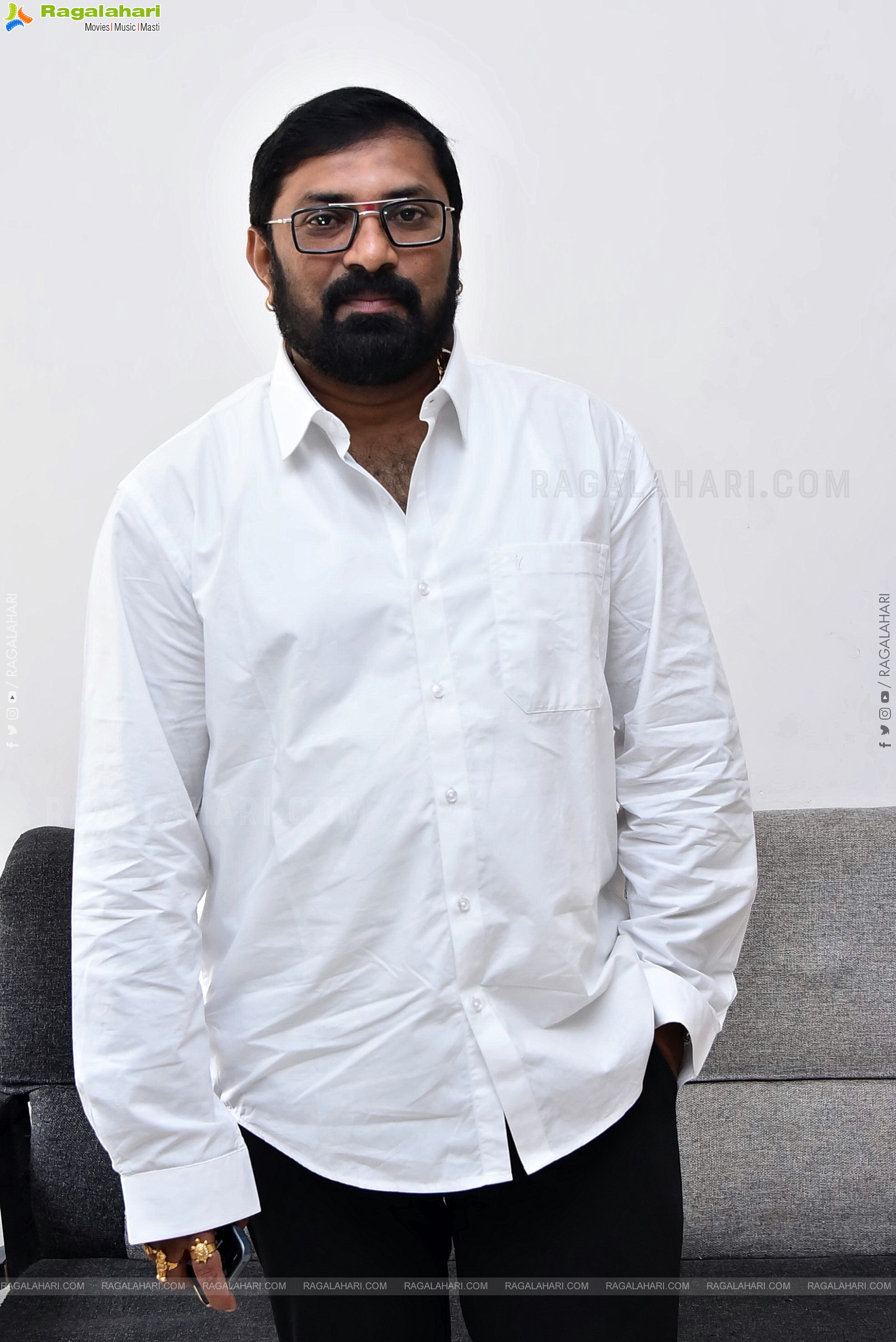 Director Anji Photos at 10th Class Diaries Movie Interview