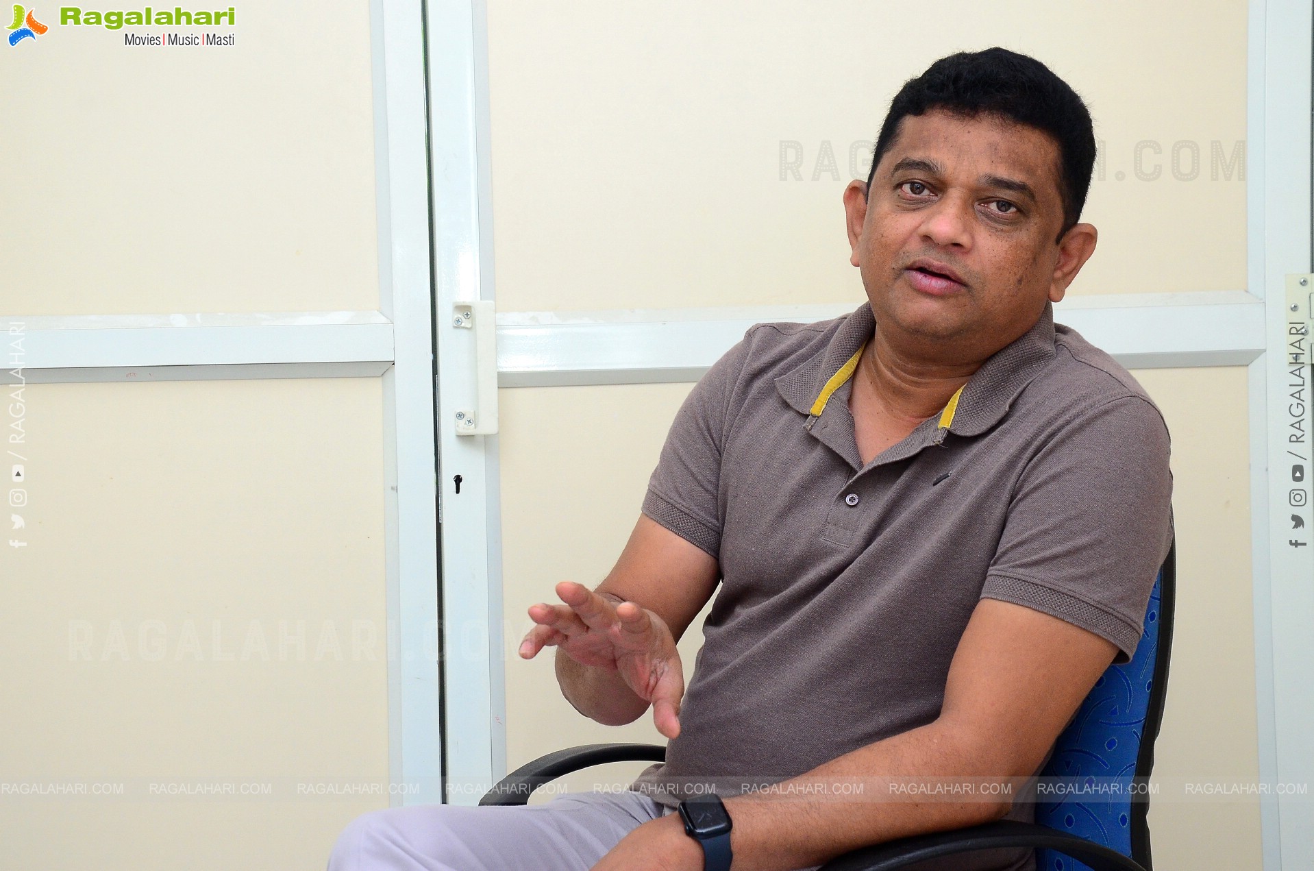 Director Apsar Stills at Gandharwa Movie Interview