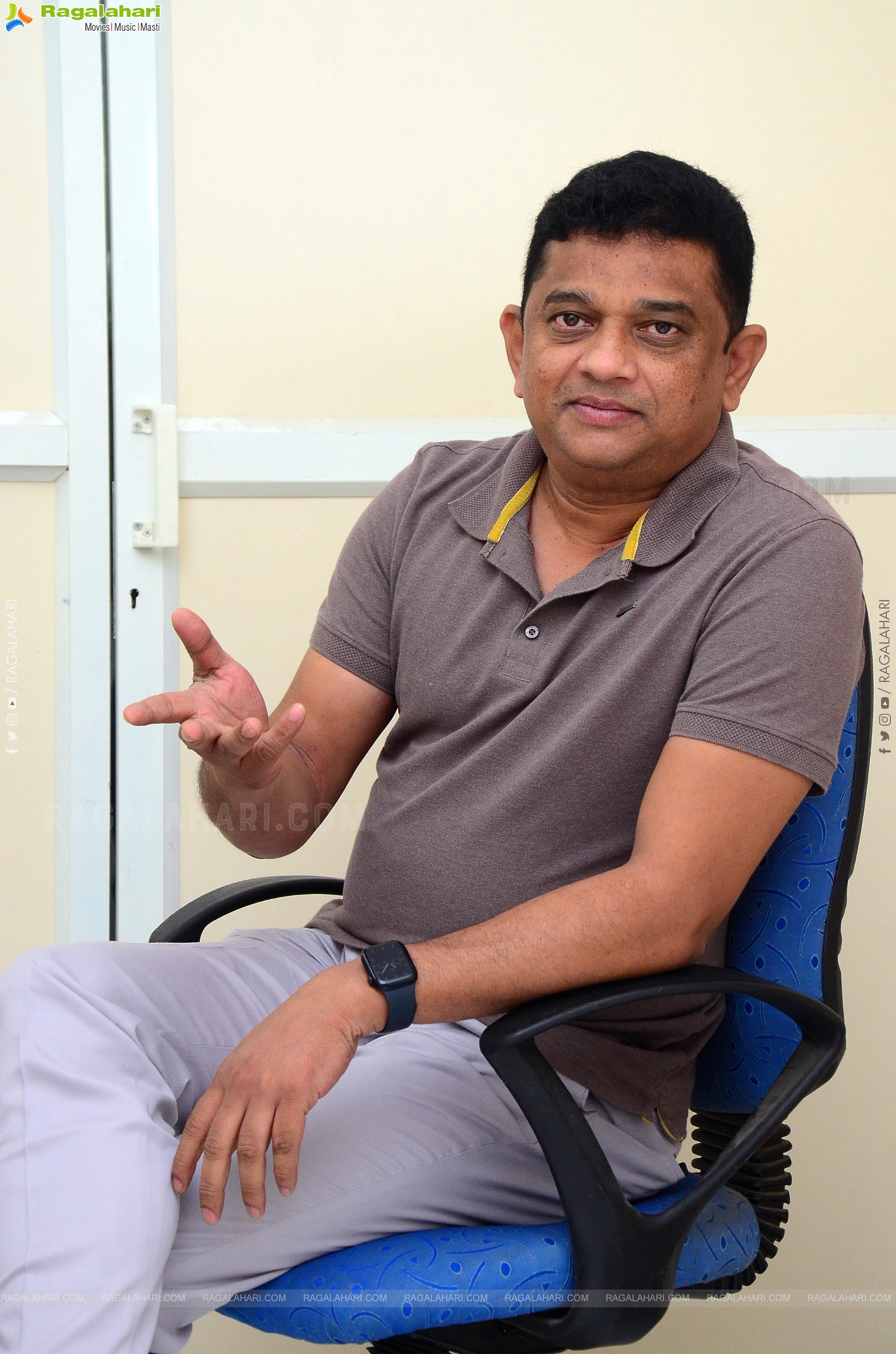 Director Apsar Stills at Gandharwa Movie Interview