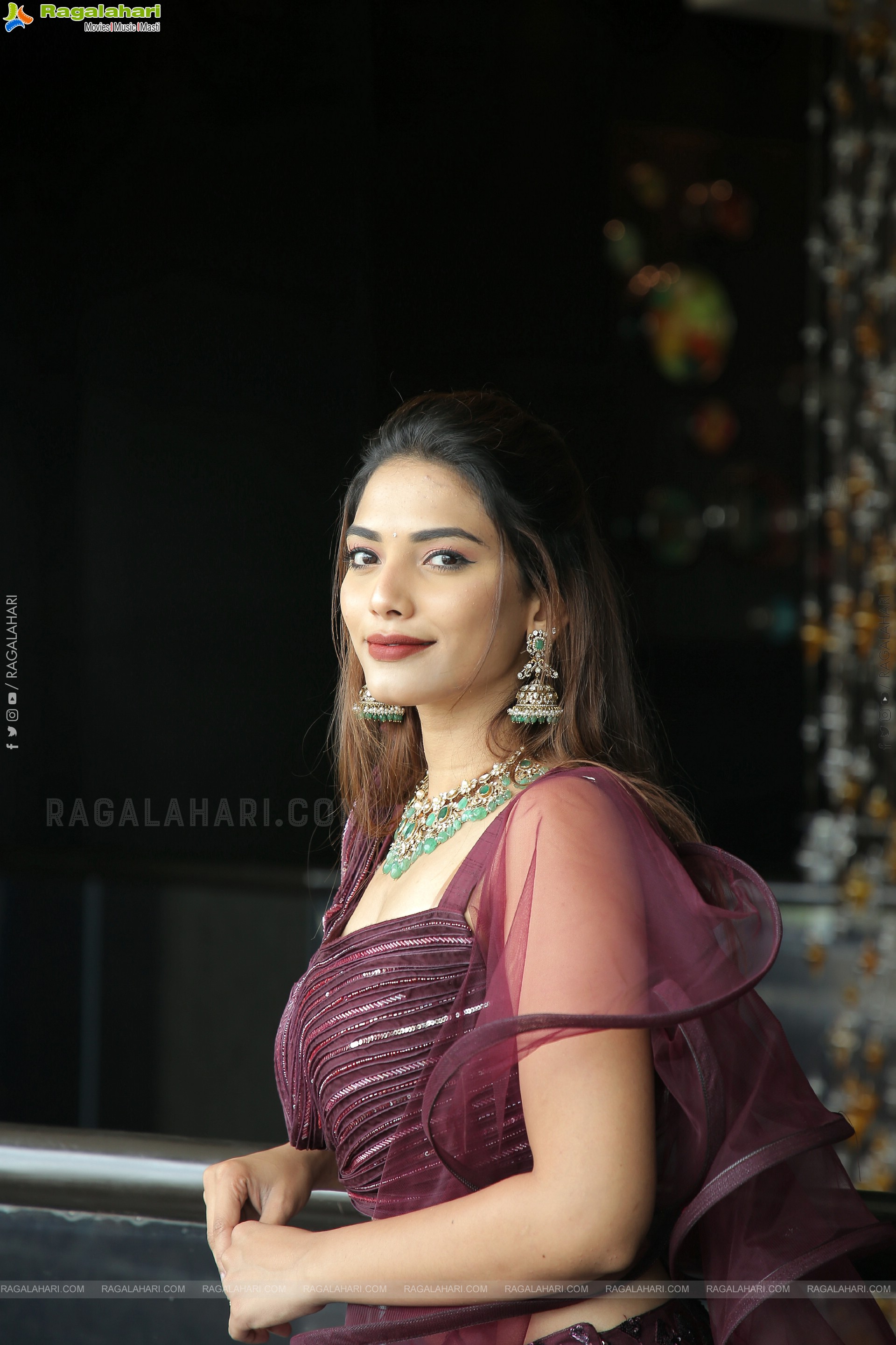 Harshini Balla Poses With Jewellery, HD Photo Gallery