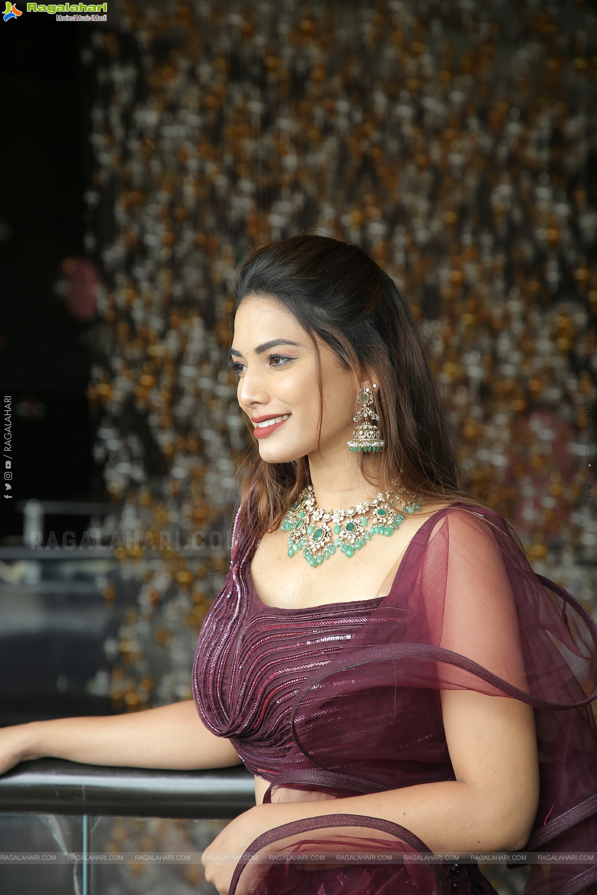 Harshini Balla Poses With Jewellery, HD Photo Gallery