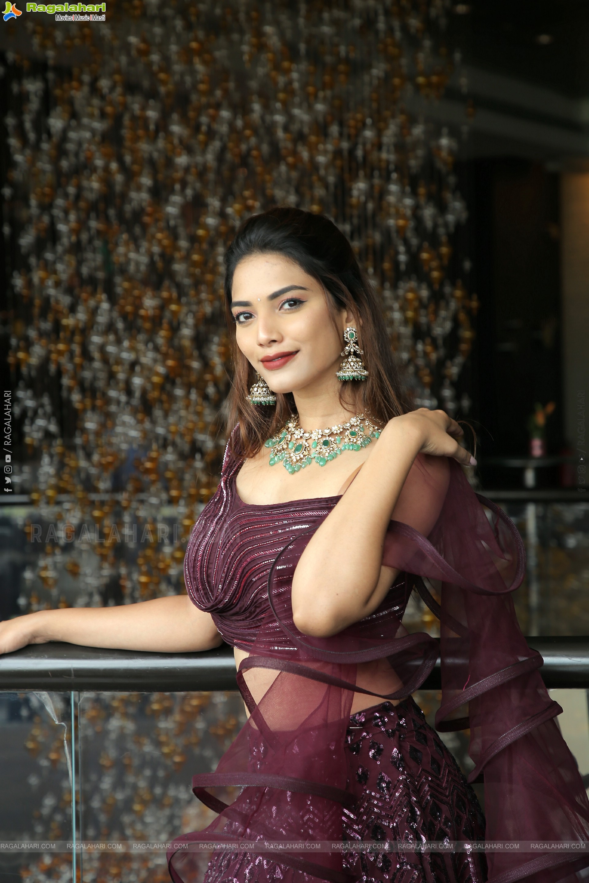 Harshini Balla Poses With Jewellery, HD Photo Gallery