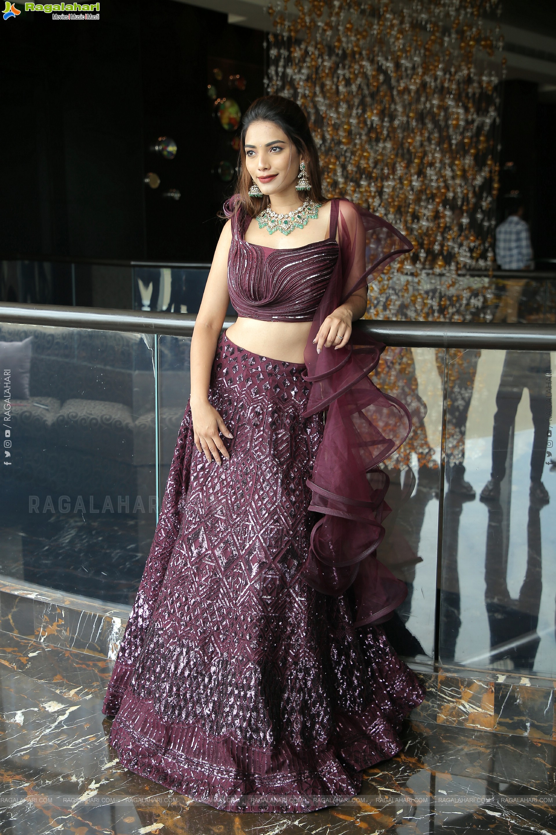 Harshini Balla Poses With Jewellery, HD Photo Gallery