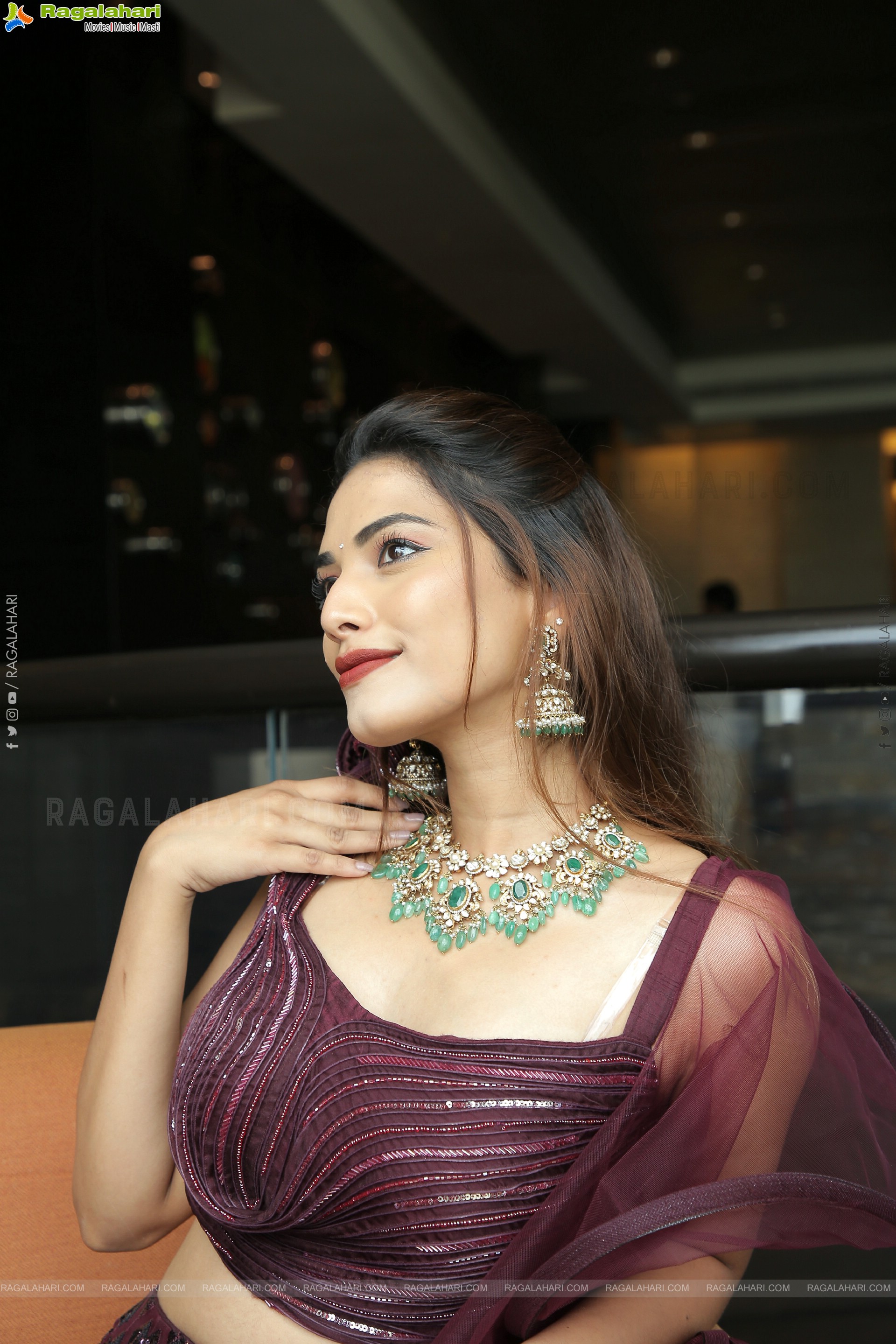 Harshini Balla Poses With Jewellery, HD Photo Gallery