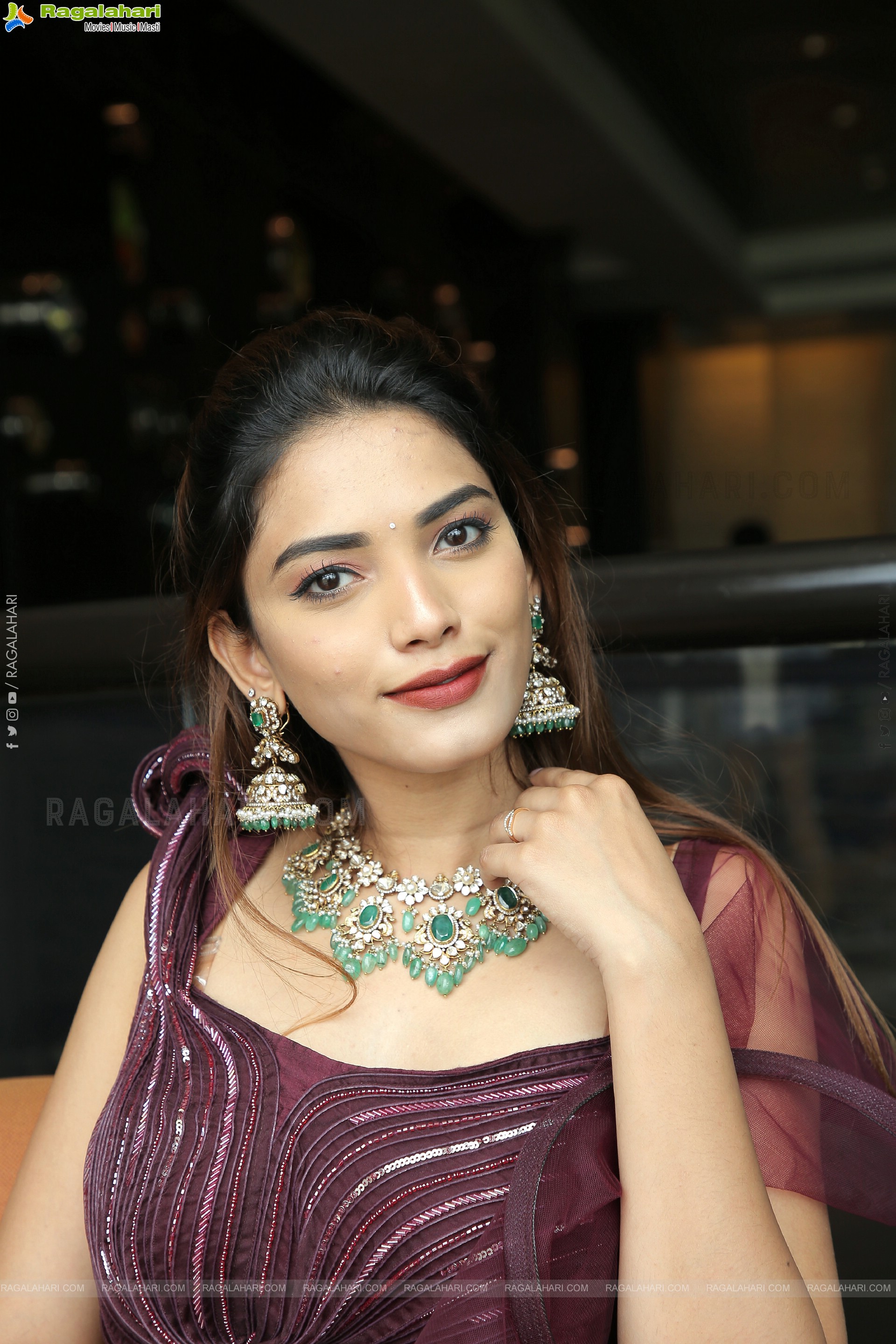 Harshini Balla Poses With Jewellery, HD Photo Gallery