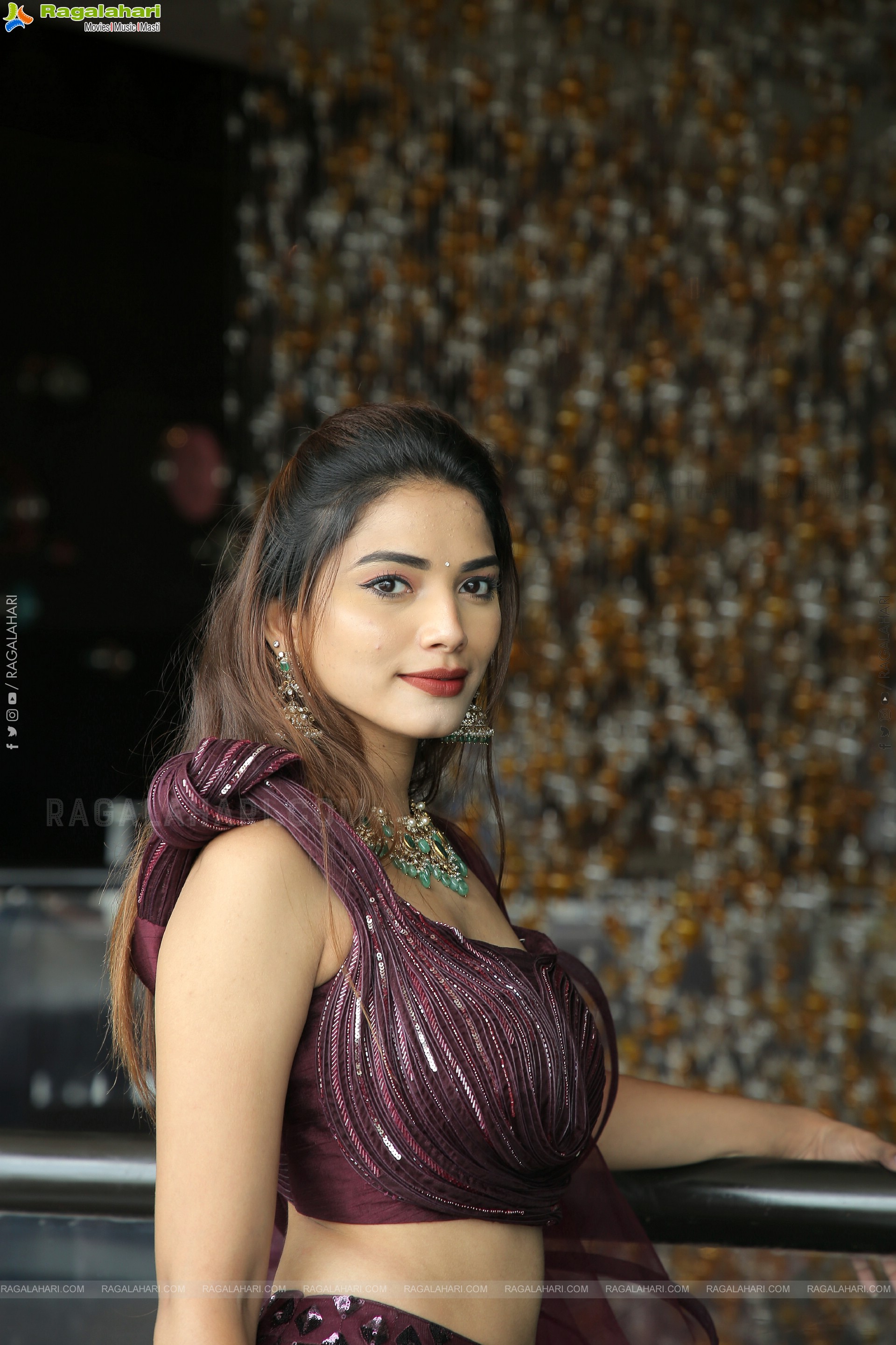 Harshini Balla Poses With Jewellery, HD Photo Gallery