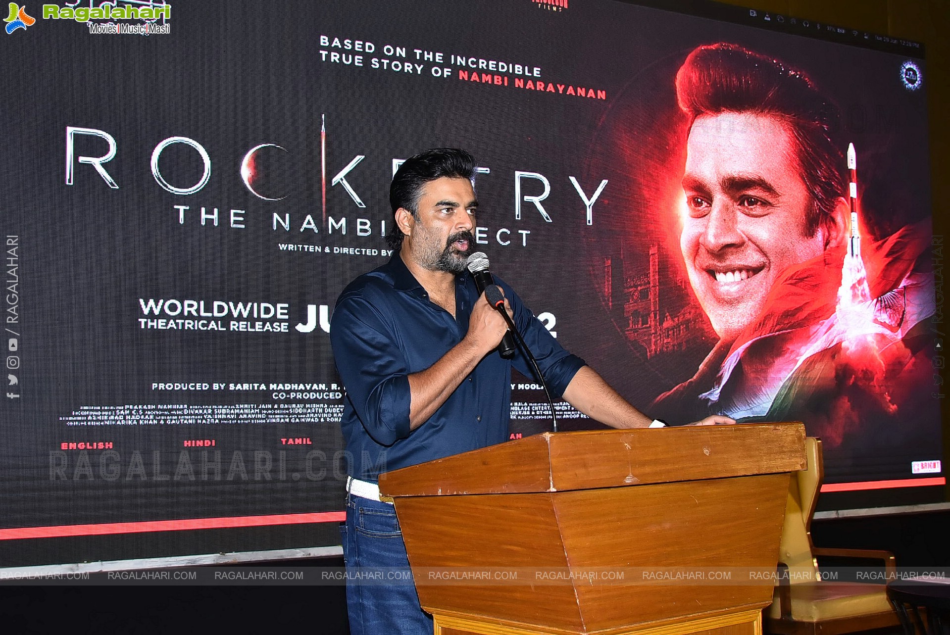 Madhavan at Rocketry - The Nambi Effect Movie Press Meet