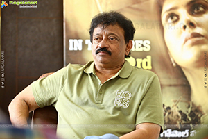 Filmmaker Ram Gopal Varma at Konda Interview