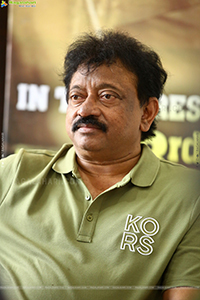 Filmmaker Ram Gopal Varma at Konda Interview